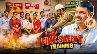 Live Fire Safety Training 🔥 | Mock Drill &amp; Fire Extinguisher Demo | Hindi
