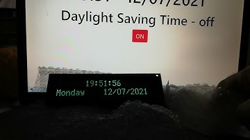 DST NTP clock on serial VFD display (2)
