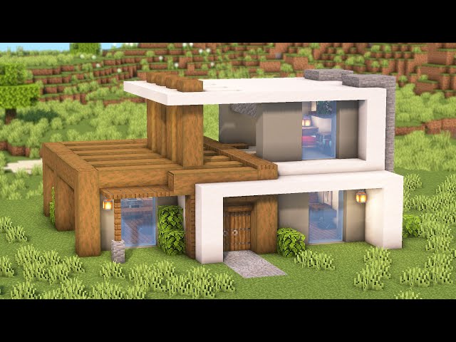 Fedo on X: A modern survival house in Minecraft Tutorial: https