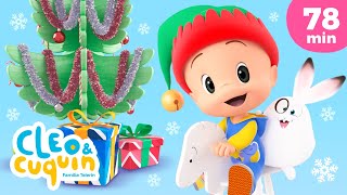 Felices fiestas a todos con Cleo y Cuquín | Villancicos infantiles para niños