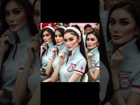 AI popped collar women in polo shirts - YouTube