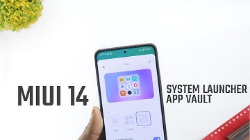 Miui 14 System Launcher With New Folder Style | Miui 14 New App Vault Discover | Enable Now