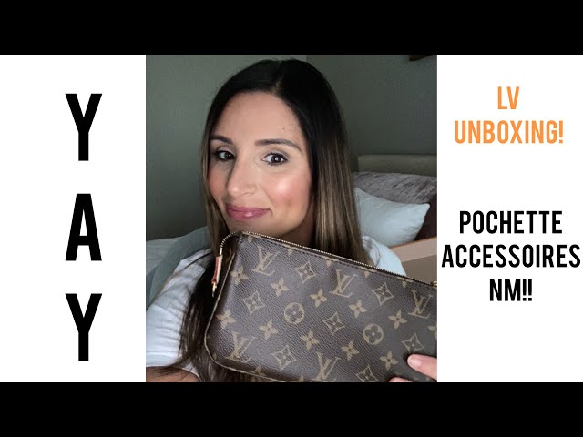 Unboxing the Louis Vuitton Pochette Accessoires 🤍 It was the last