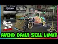 How to avoid the daily sell limit gta online help guide