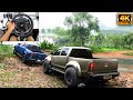Toyota Hilux &amp; Ford Ranger | OFFROAD CONVOY | Forza Horizon 5 | Thrustmaster T300RS gameplay