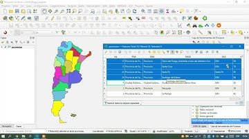 Seleccionar desde la tabla de atributos en QGIS
