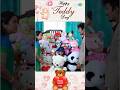 Daddy &amp; Teddy Love Feels Special | Malli Serial Meme | Happy Teddy Day #shorts #ytshorts