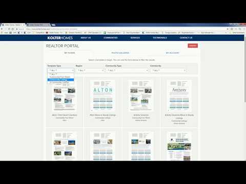Kolter Homes Realtor Portal - Listings Flyer