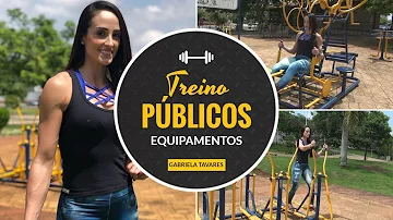 Como usar os aparelhos de exercício da praça?
