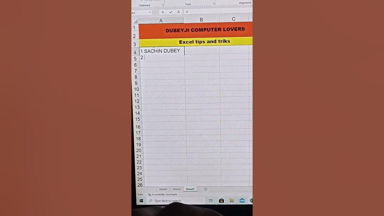 Excel tips and tricks use of alt enter in excel excel shorts 