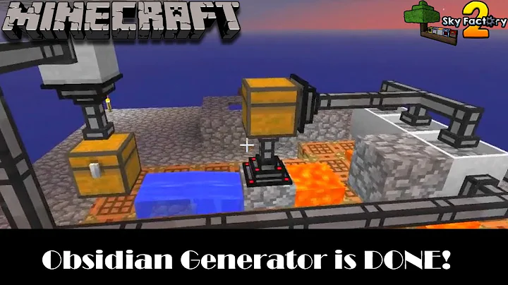 Ultimate Minecraft Sky Factory 2 Obsidian Generator