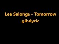 Lea Salonga - Tomorrow Lyrics (1997)