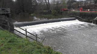 Weir at Welsh Mill Sluice, Frome, Somerset