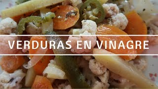 Cómo hacer verduras (chiles) en vinagre // en escabeche