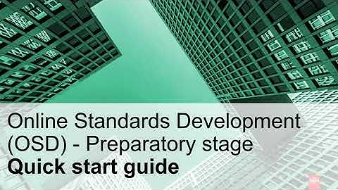 OSD Preparatory Stage   Quick start guide