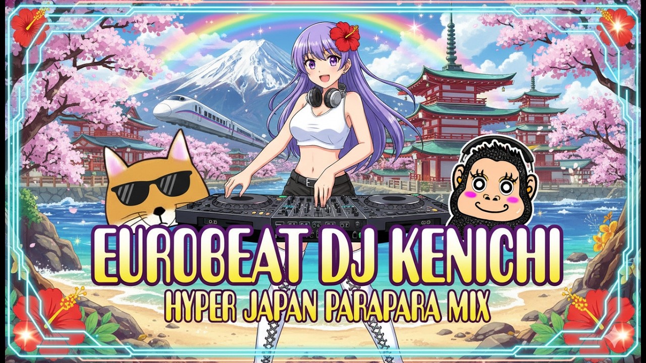 ユーロビート】EUROBEAT DJ Kenichi Hyper Japan ParaPara Mix