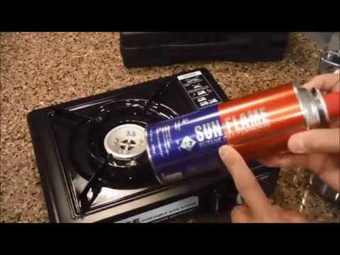 How to use a portable butane stove