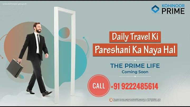 Kohinoor Prime Shahad East 1BHK & 2BHK Apartments Starting @31 Lakhs* All Inclusive.call:-7558786108