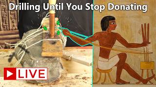 [LIVE]  Drilling rock with only ancient hand tools for as long as you keep donating