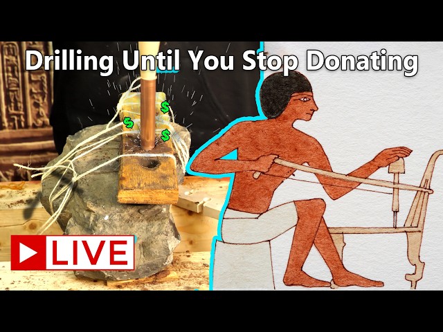 [LIVE]  Drilling rock with only ancient hand tools for as long as you keep donating