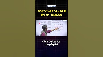 CSAT Comprehension Tricks (Solved UPSC CSAT questions without reading passage #upsc #csat #shorts 52