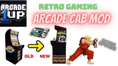Arcade 1Up Street Fighter II Cabinet Mod transfer. I