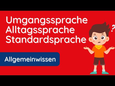 Video: Was ist die Alltagssprache der Menschen?