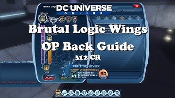 DCUO: Brutal Logic Wings OP Back Guide