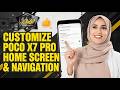 Customize Your POCO X7 Pro Like a PRO - how to change home screen and navigation settings easily