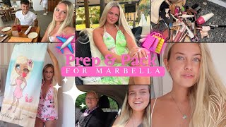 PACK & PREP With me For MARBELLA!✈️🇪🇸*Shopping, Pampering & More*