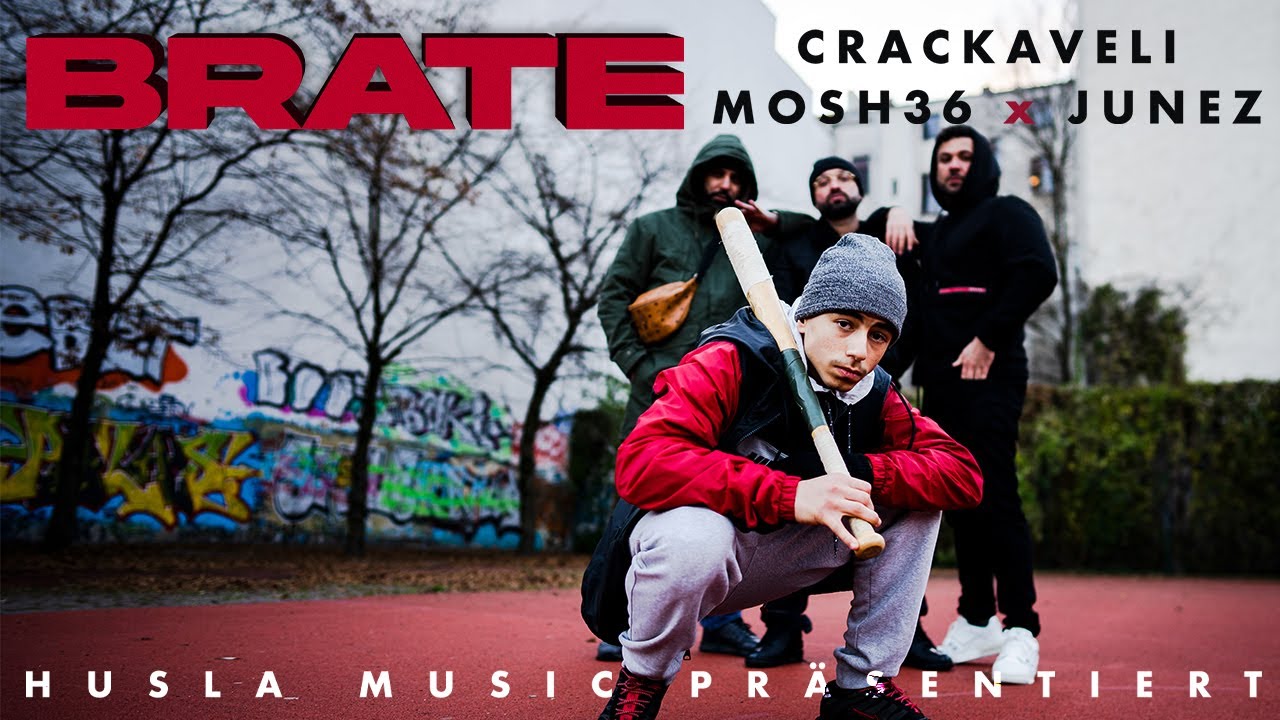 CRACKAVELI x MOSH36 x JUNEZ - BRATE (prod. JURIJ GOLD & FALCONI) auf YouTube ansehen CRACKAVELI x MOSH36 x JUNEZ - BRATE (prod. JURIJ GOLD & FALCONI) auf YouTube ansehen