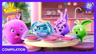 Sunny Bunnies - The Dishwashing Challenge! 🫧 | Kids Cartoons | WildBrain Magical Palace