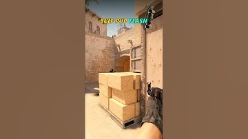 CS2 Mirage - SELF POP FLASH #кс2 #mirage #cs2