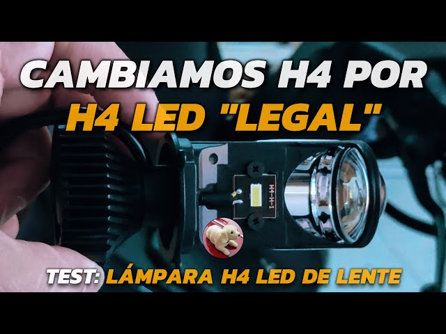 Cambio a LED: de una lámpara H4 halógena a una h4 LED 