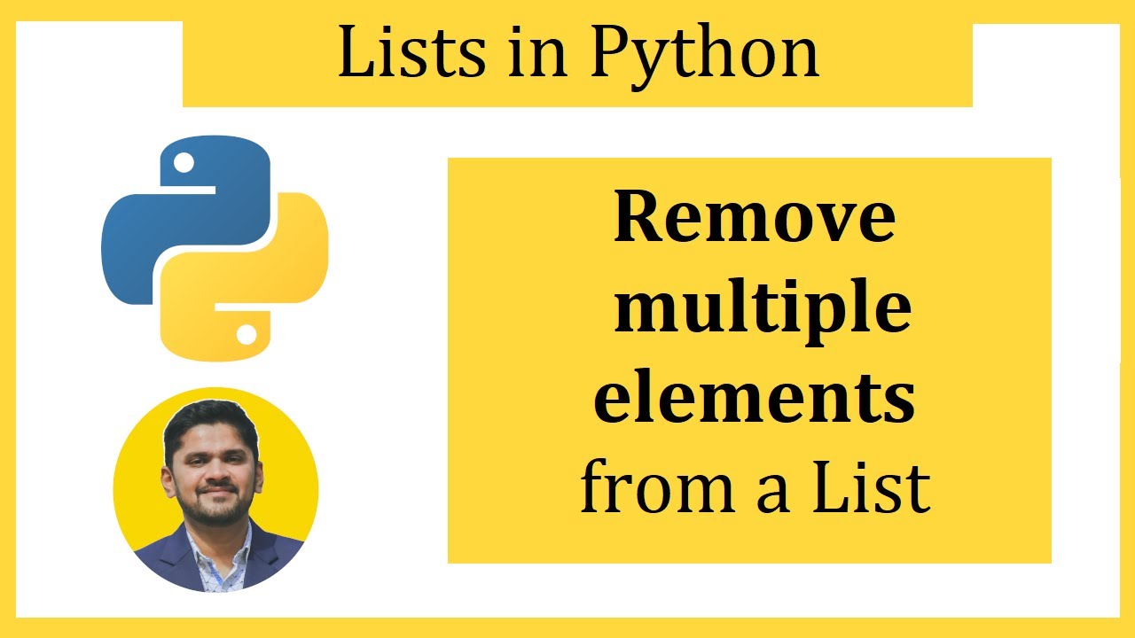 remove multiple items in python assignment expert