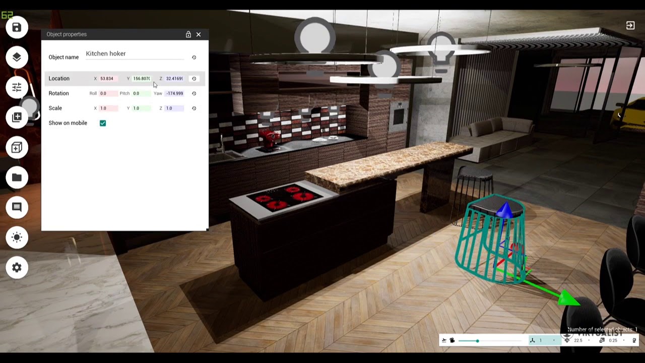 Virtual object. Virtual object