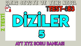 Di̇zi̇ler - 5 Test - 83 Z Testi̇ İleri̇ Sevi̇ye Ve Yeni̇ Nesi̇l Pdf