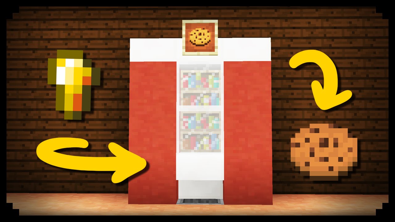 ✔ Minecraft: How to make a Working Vending Machine