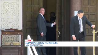 Funeral underway in NW D.C. for Savopoulos family