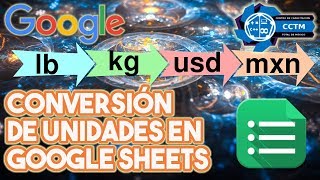 Conversiones de unidades| Valor de divisas | Google Sheets | Google Drive| ¡Muy Fácil!