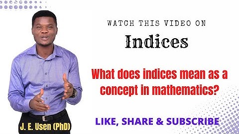 Laws of Indices | Part 1 | Meaning of Indices
