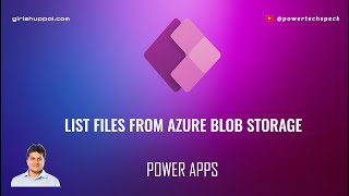Как отобразить список файлов из хранилища Azure BLOB-объектов в приложении Power Apps - Canvas? screenshot 5