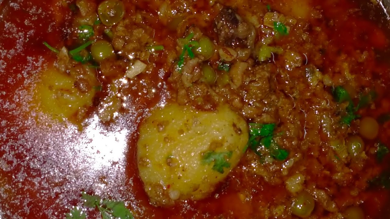 Keema Aloo Matar❤️ Mutton Qeema Recipe In Hindi|| Mutton Mince With Peas And Potatoes|| Qeema Matar | Easy Cook