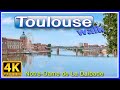 【4K】WALK TOULOUSE France 4k video VIRTUAL WALK slow tv TRAVEL