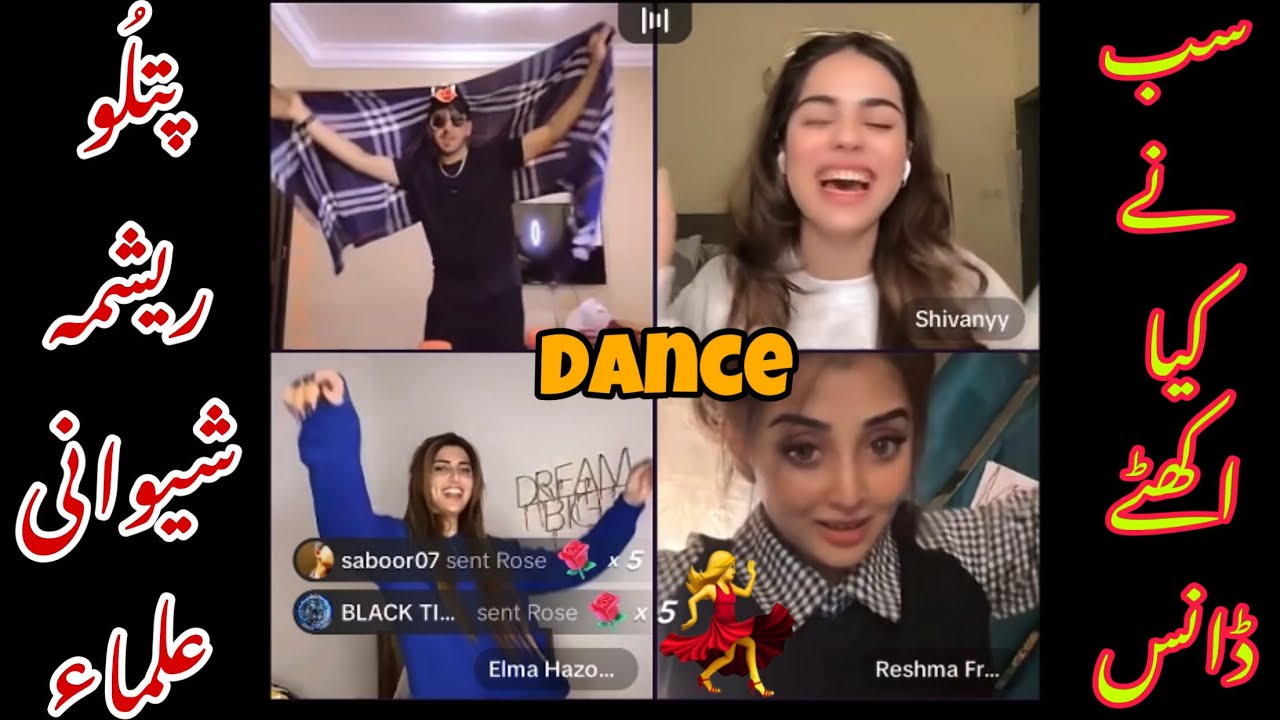Mr patlu dance on TikTok live with Elma,Shivany and reshma last night 😂😍