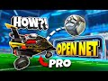 I made Rocket League pros WHIFF open nets... (but didn't tell them)