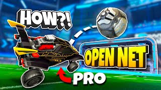 I made Rocket League pros WHIFF open nets... (but didn't tell them)