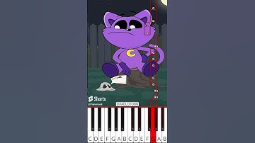 Zoonomaly VS CatNap | Poppy Playtime Chapter 3 (@PADLOTOON) - Octave Piano Tutorial