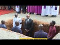 WATCHOUT KDF BOSS OGOLLA'S SON JOEL INSIDE HIS FATHER GRAVE TO SUPPORT KDF IN BURIAL image