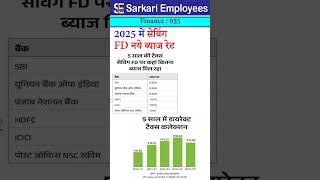 Finance 055 - 2025 Saving Bank Account Interest Rate #tax #gst #financeshorts #nirmalasitharaman